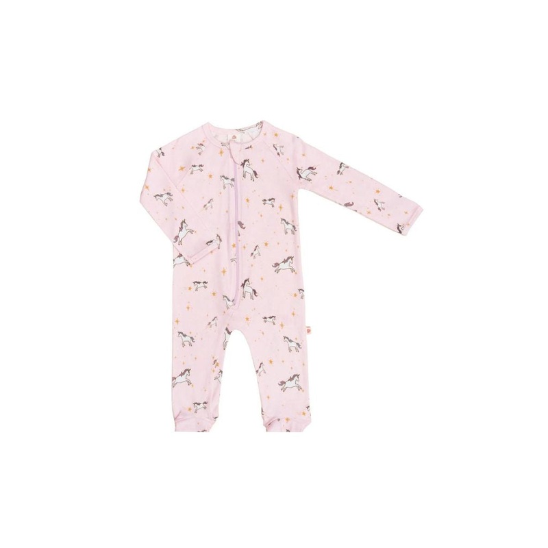 Elly Raglan Sleepsuit – Unicorn