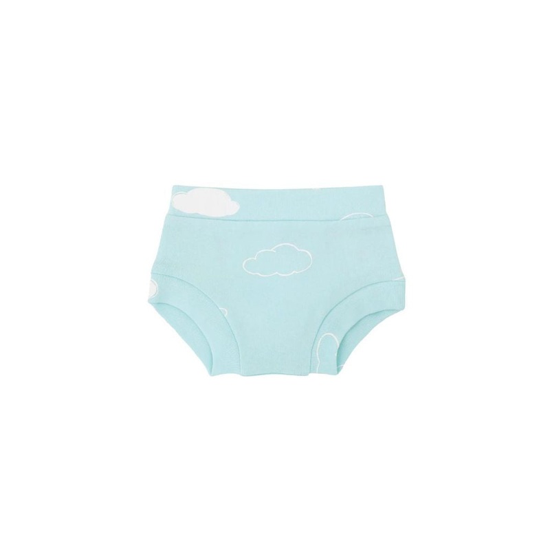 Motherswork x Le Petit Society Baby Organic Boxer Shorts in Cloud Print