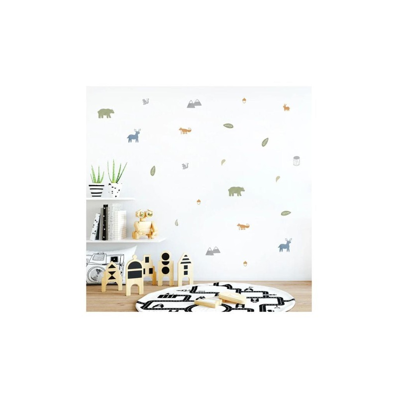 Urban Li’l Woodland Animals Fabric Decal