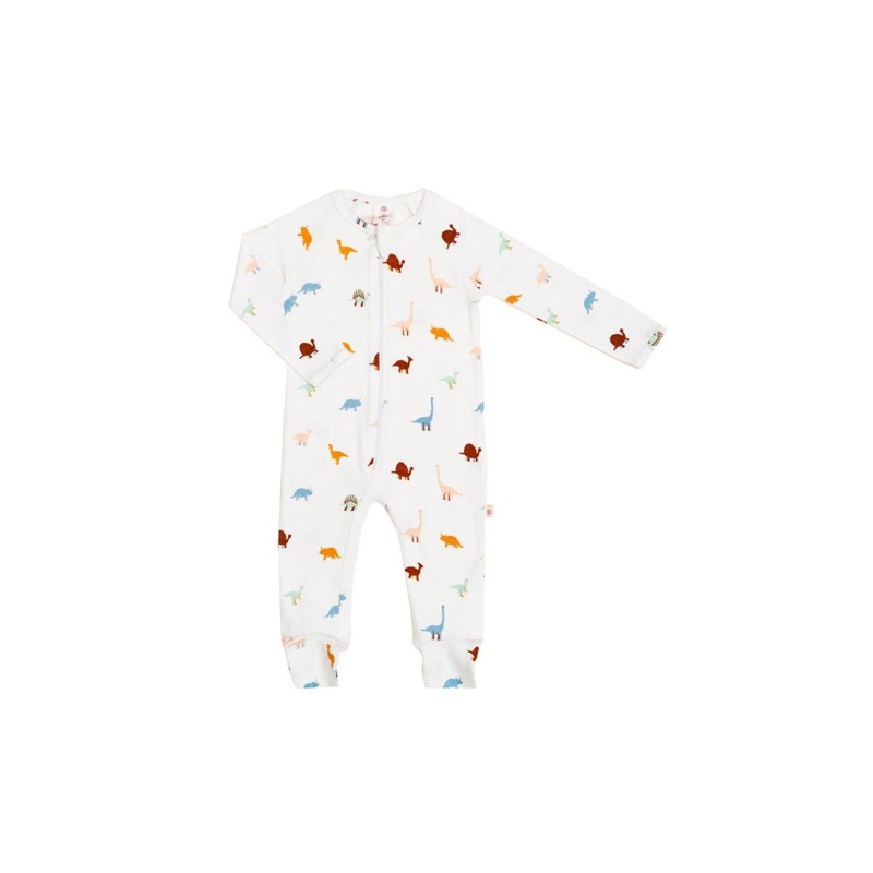 Elly Raglan Sleepsuit – Dino