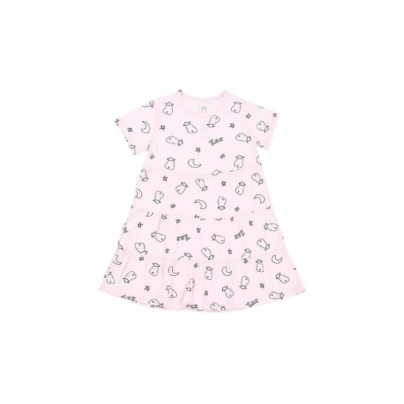 Baa Baa Sheepz Tiered Dress Sweet Dreams Baa Baa – Pink