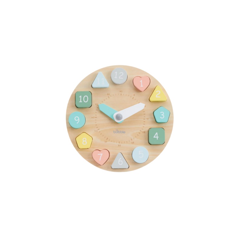 Bubble Wooden Clock