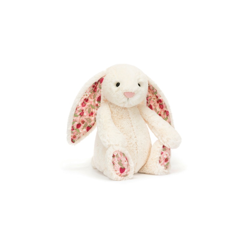 Jellycat ‘Berry’ Blossom Cream Bunny (Medium)