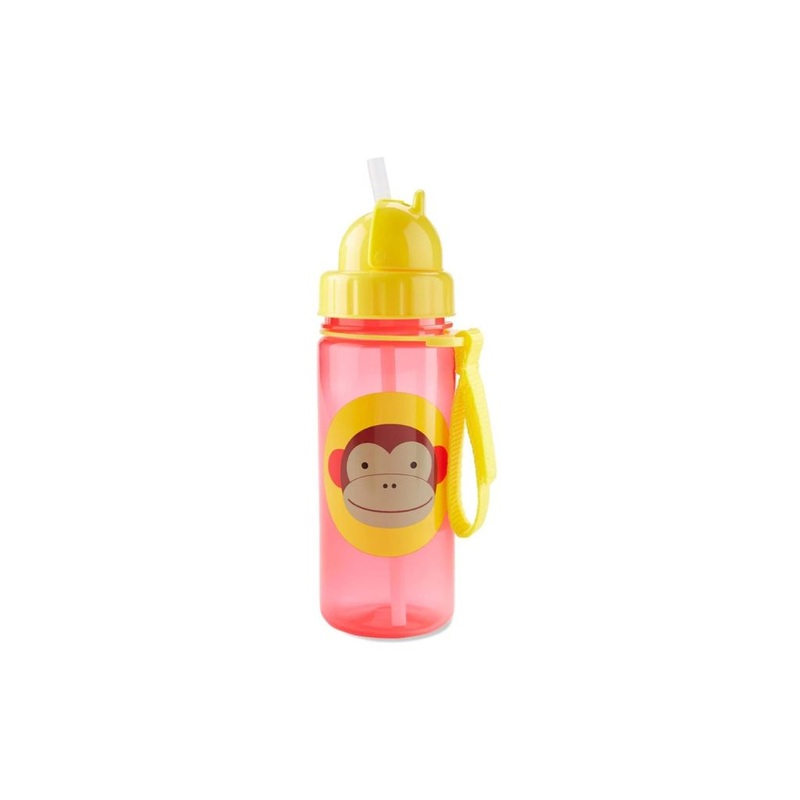 Skip Hop Zoo Straw Water Bottle