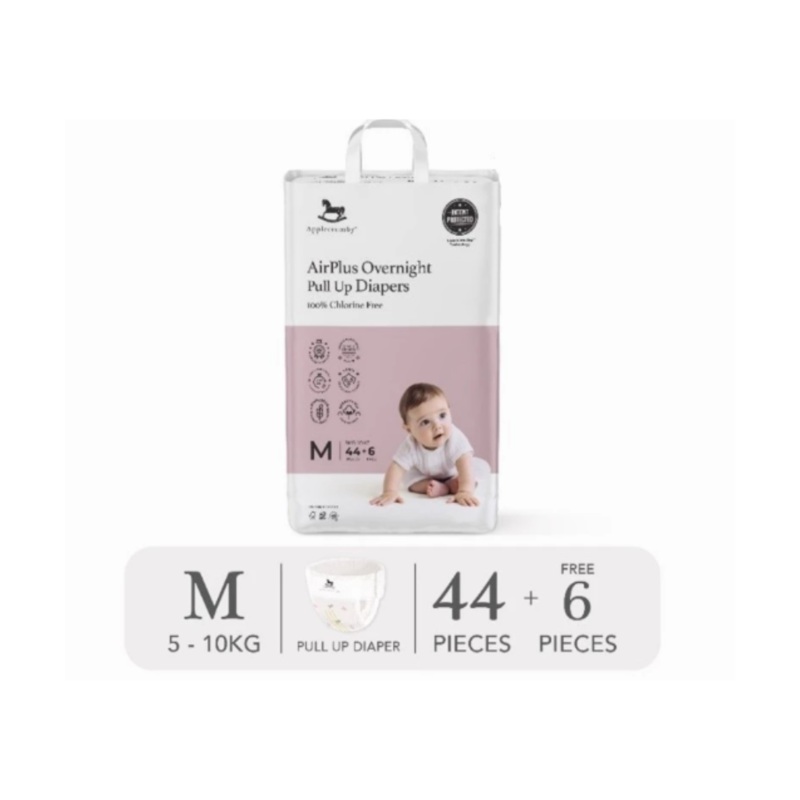 Applecrumby Airplus Overnight Pull Ups Night Diapers (Mega)