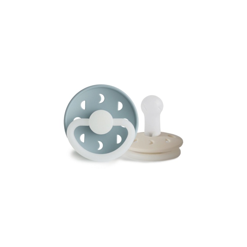 Frigg Silicone Moon Phase Pacifier (Stone Blue)
