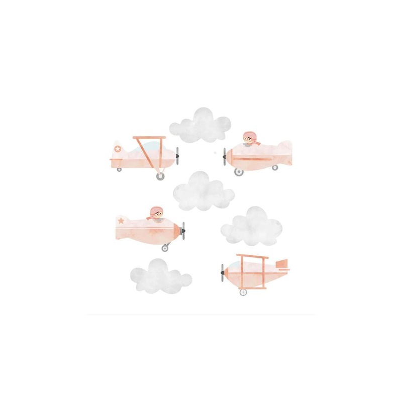 Urban Li’l Vintage Planes Fabric Decal