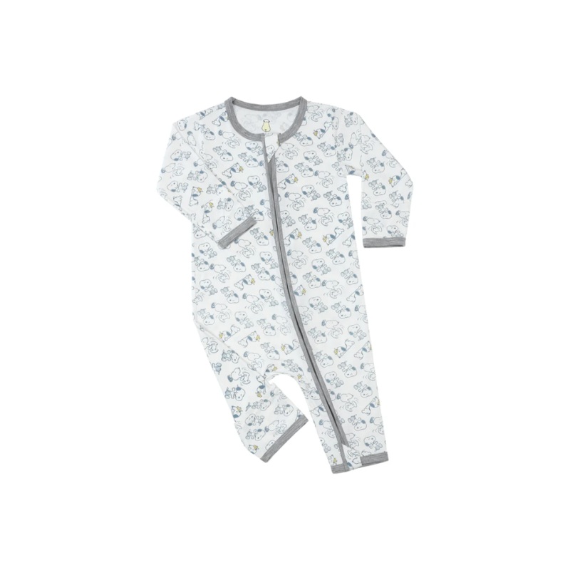 Baa Baa Sheepz x Snoopy Zip Romper S02 (White)
