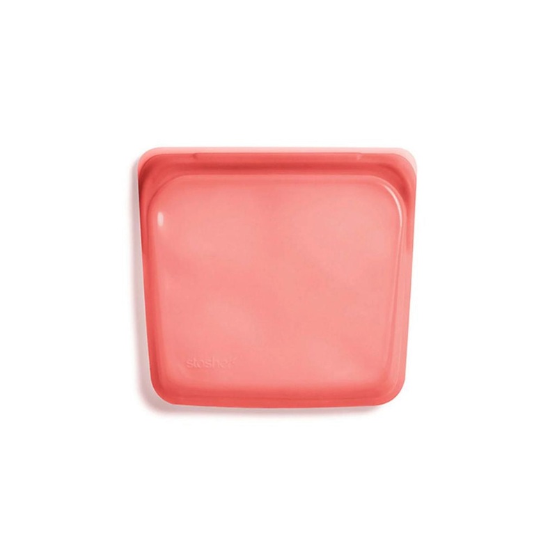 Stasher Reusable Silicone Sandwich Bag, Rainbow Red (828 ml)