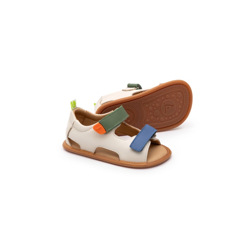 Tip Toey Joey Explore Sandals – Tapioca/Blue Tang/Salsa