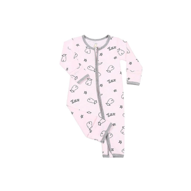 Baa Baa Sheepz Romper Zip Seet Dreams Baa Baa – Pink