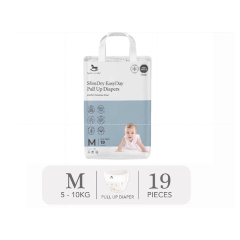 Applecrumby Slimdry Easyday Pull Up Diapers (Mini)