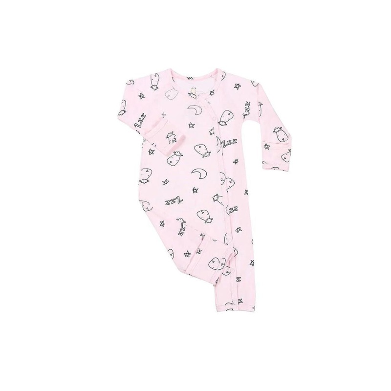 Baa Baa Sheepz Romper Side Snap Sweet Dreams Baa Baa – Pink