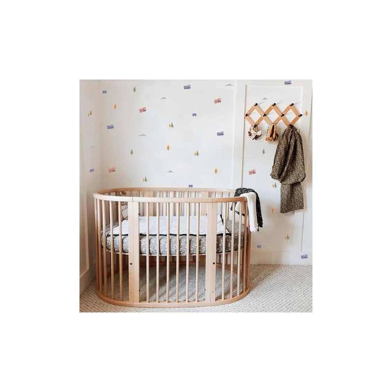 Blue Trains Fabric Decal by Little Rei x Urban Li’l