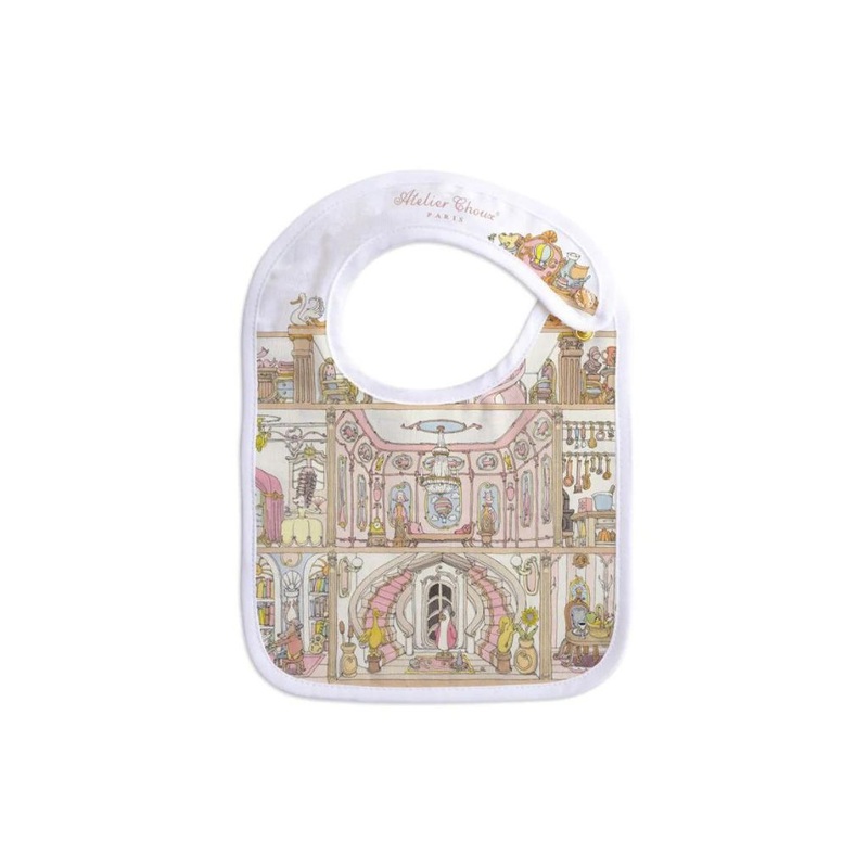 Atelier Choux Small Bib – Gold Snaps