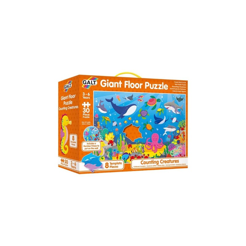 Galt Giant Floor Puzzle – Counting Creatures
