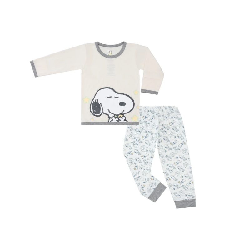 Baa Baa Sheepz x Snoopy Pyjamas Baby Set (Yellow)