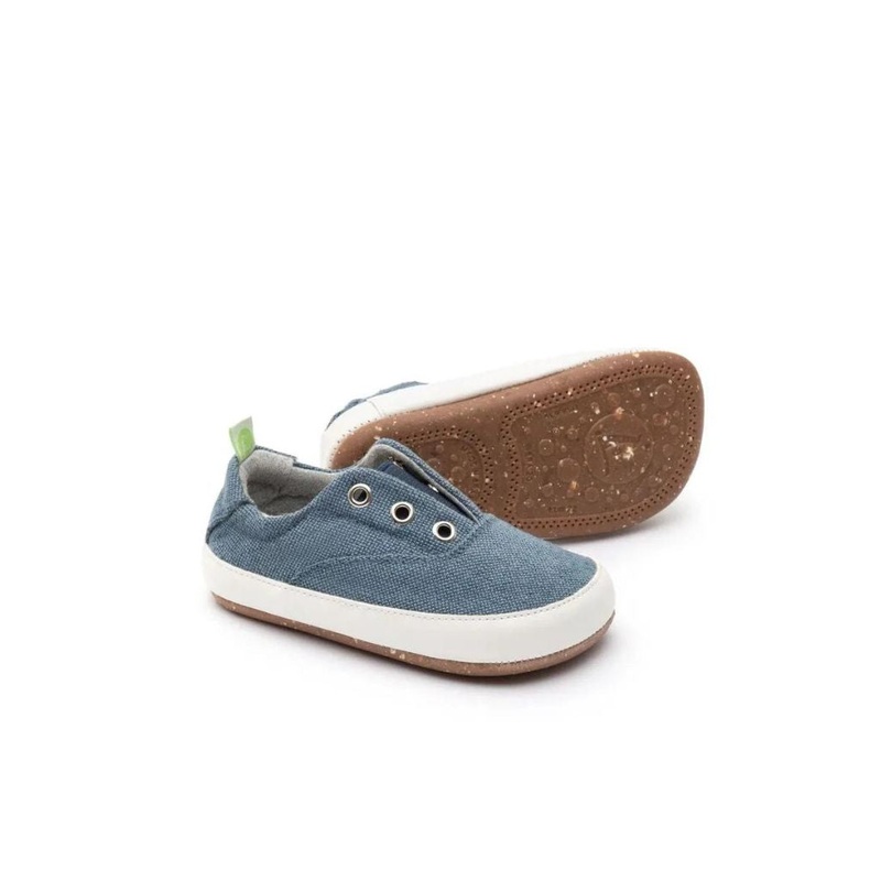 Tip Toey Joey Spicey Green – Azul Cobalto Canvas