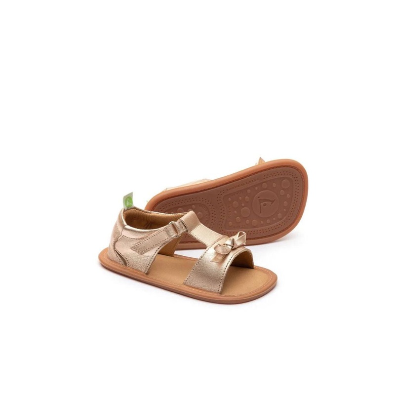 Tip Toey Joey Toddler Sandal Whimsy – Metallic Salmon