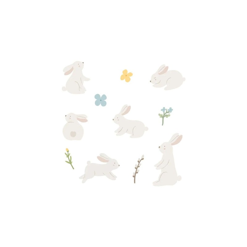 Urban Li’l   Garden Bunnies Fabric Decal