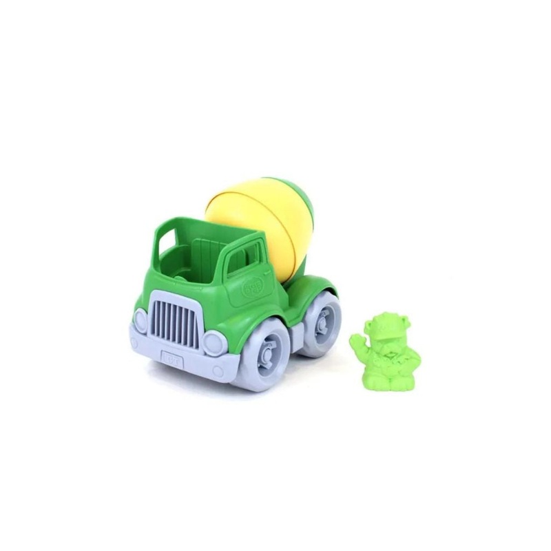 Green Toys Mixer Construction Truck Green/Yellow