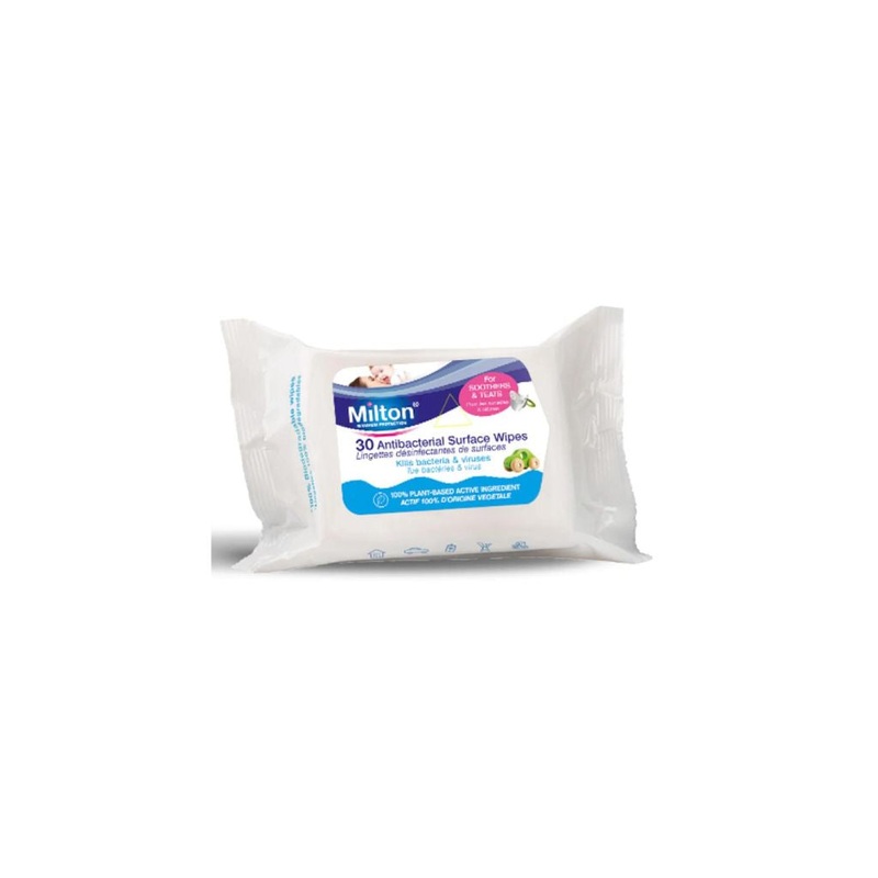 Milton Antibacterial Surface Wipes 30s