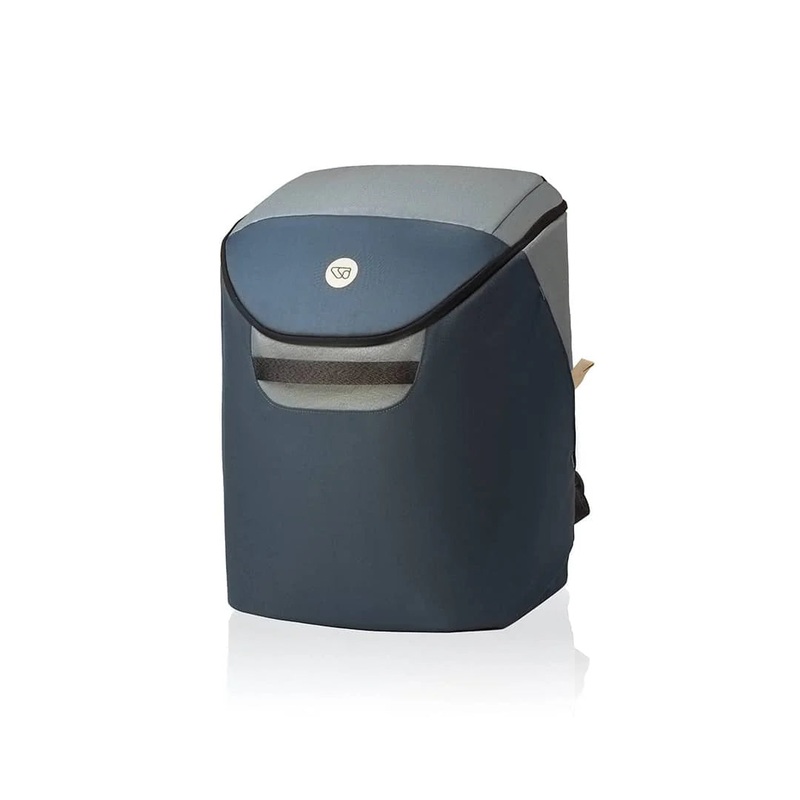 Alpine Industries 29 Gallon Trash/Recycling Cans, Steel, Green Recycling Can with Square Lid, Black Trash Can with Square Lid (ALH4450BLKKIT8) Each