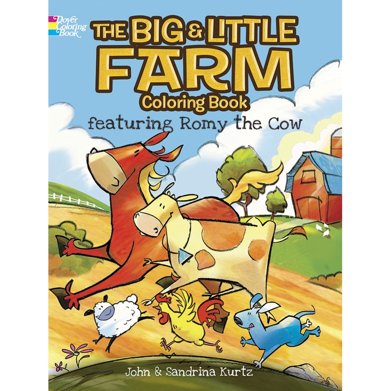 The Big & Little Farm Coloring Book