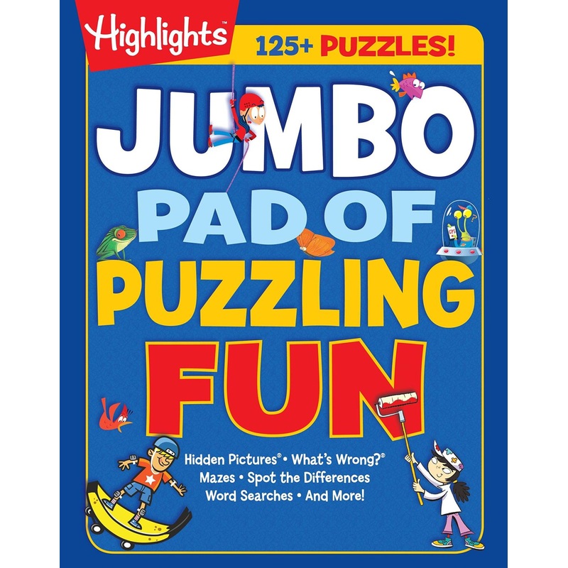 JUMBO PAD OF PUZZLING FUN