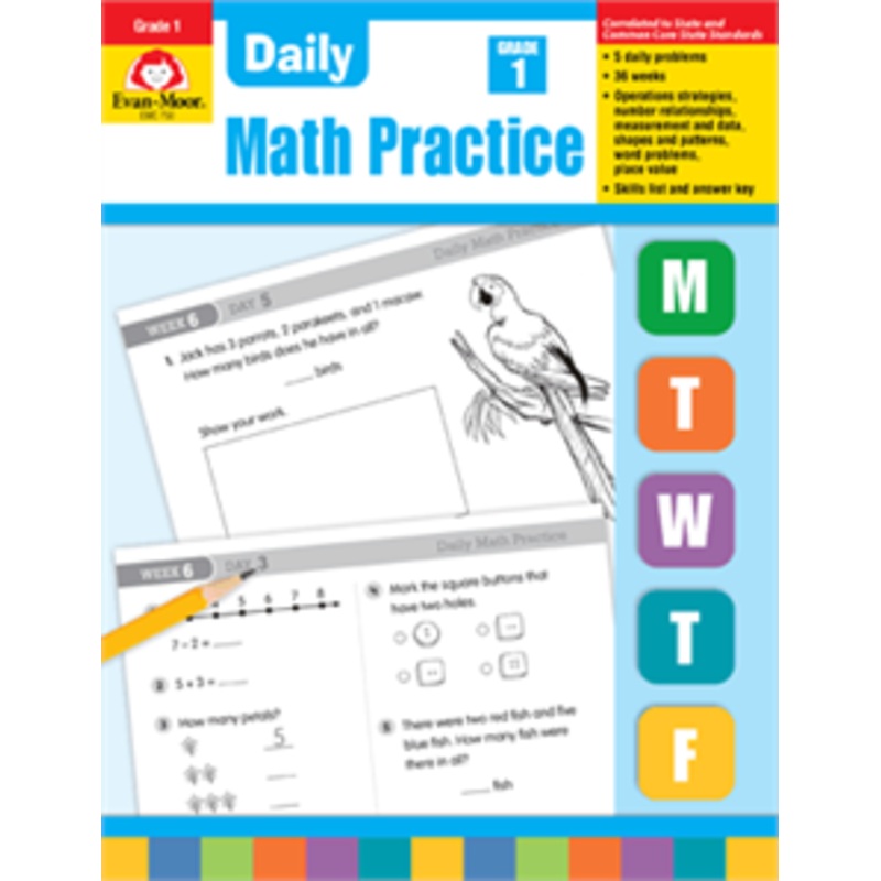 Daily Math Practice Grade 1