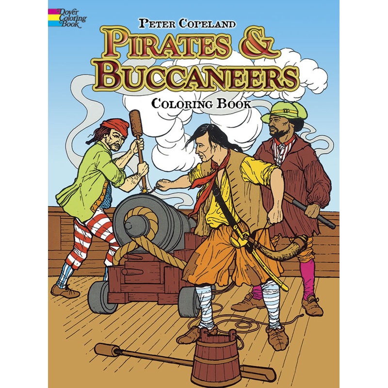 Pirates & Buccaneers Coloring Book