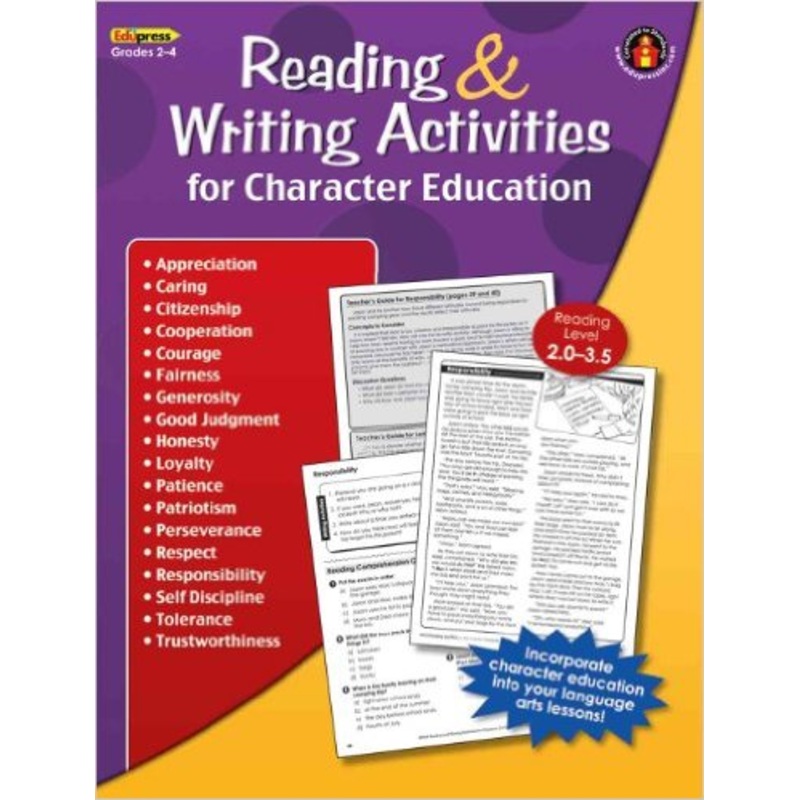 Reading & Writing Activities for Character Education GR 2-4