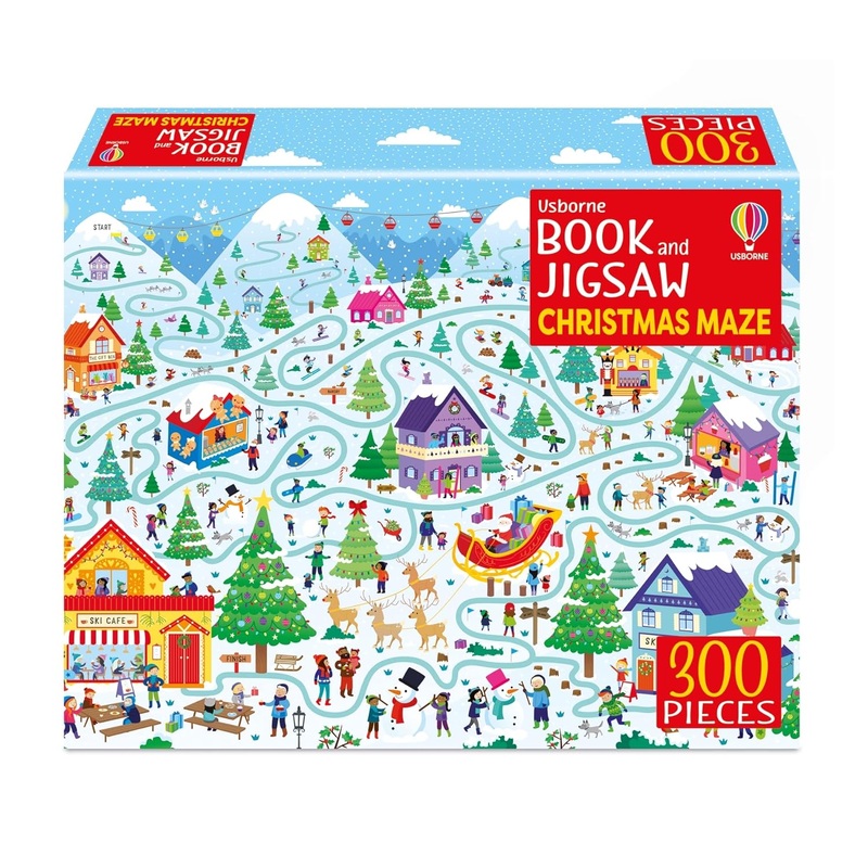 Usborne Book And Jigsaw Christmas Maze – Paperback