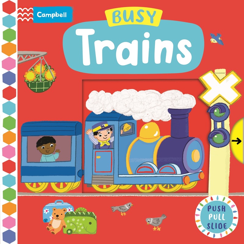Campbell Busy Books #59 : Busy Trains – Board Book