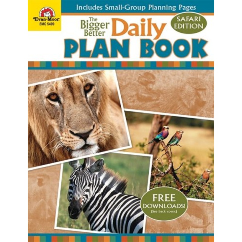 Daily Plan Book: Safari