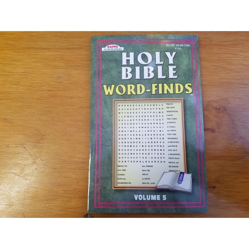 Holy Bible Word-Finds Volume 5