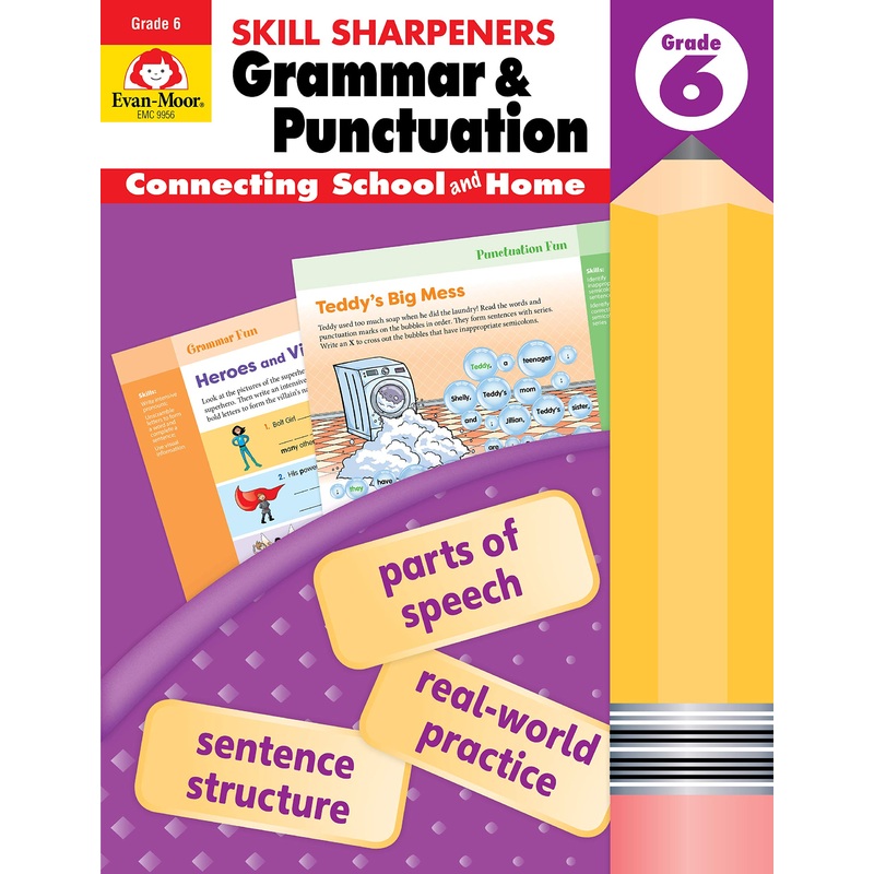 Skill Sharpeners: Grammar & Punctuation, Grade 6