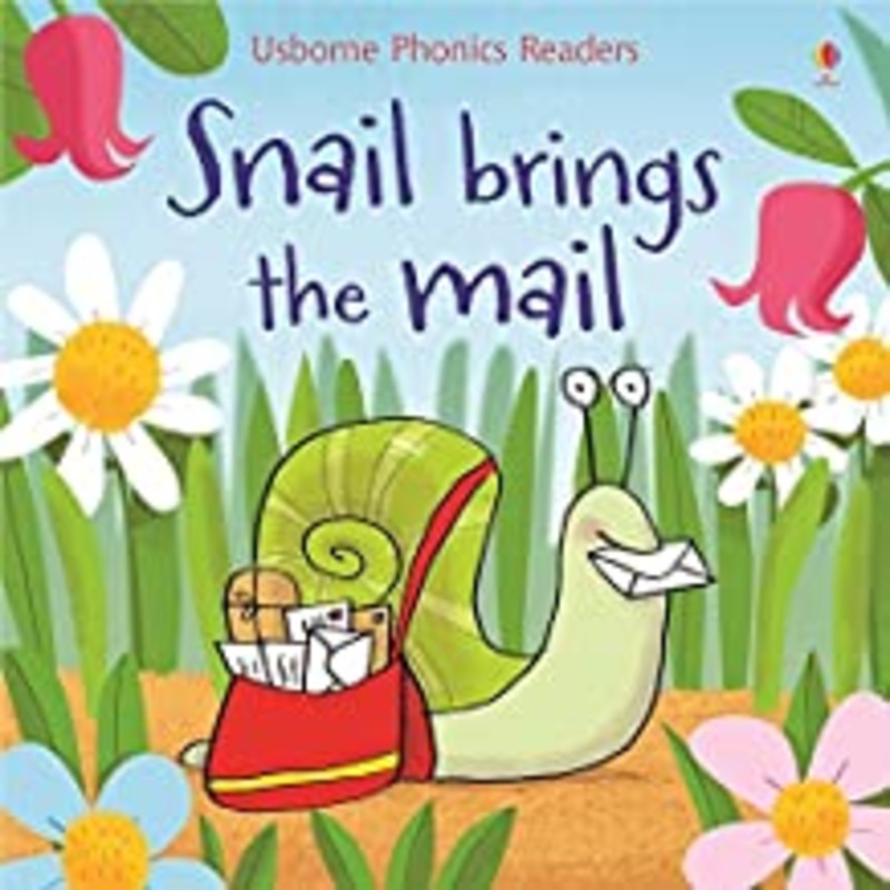 Usborne Phonics Readers : Snail Brings The Mail – Paperback