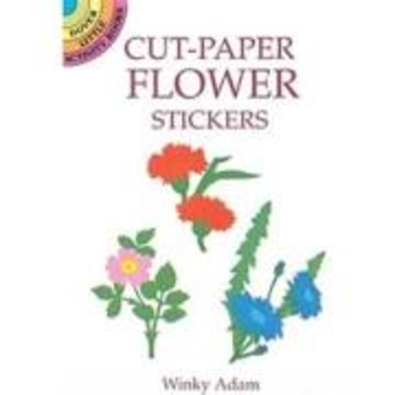 Cut-Paper Flower Stickers