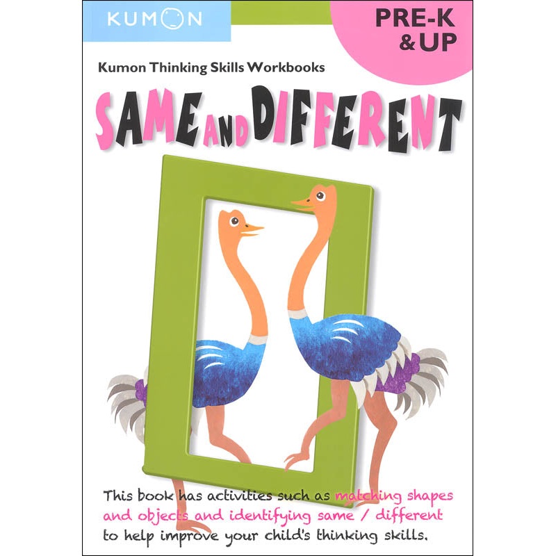 Kumon Thinking Skills Workbook – Same and Different (Pre-K & Up)