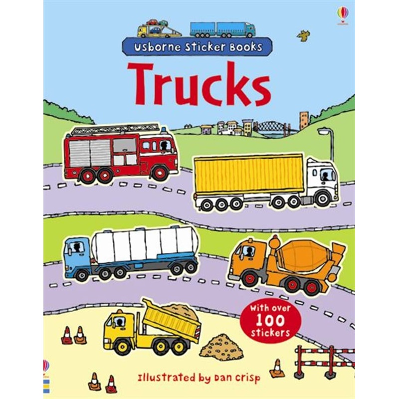 Trucks Sticker Book – Paperback