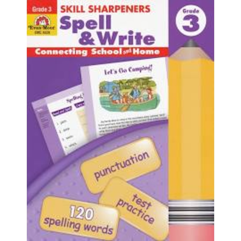 Skill Sharpeners: Spell & Write, Grade 3