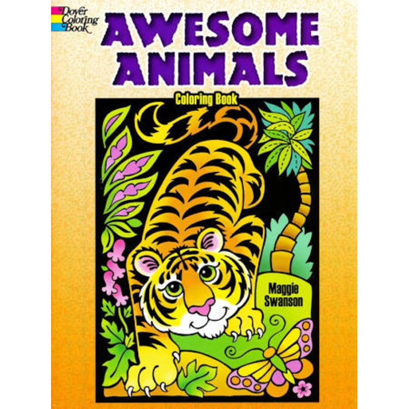 Awesome Animals Coloring Book