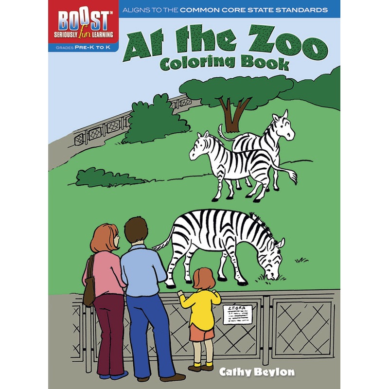 BOOST At the Zoo Coloring Book