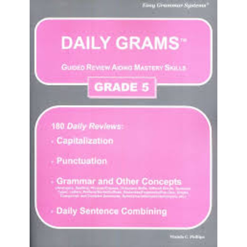 Daily Grams: Grade 5 Teacher Text