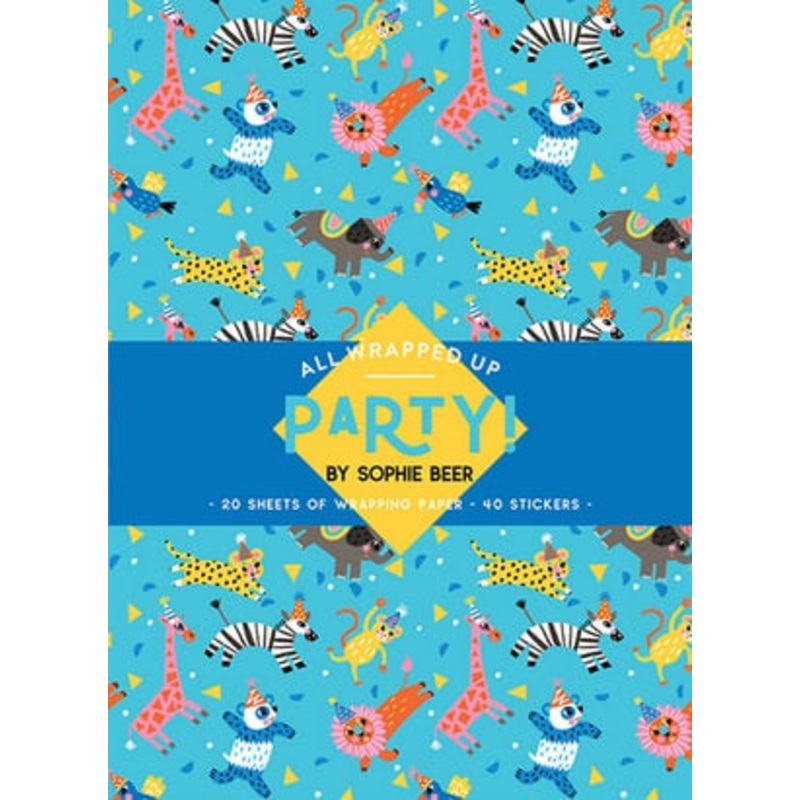 All Wrapped Up – Party By Sophie Beer: Wrapping Paper Book