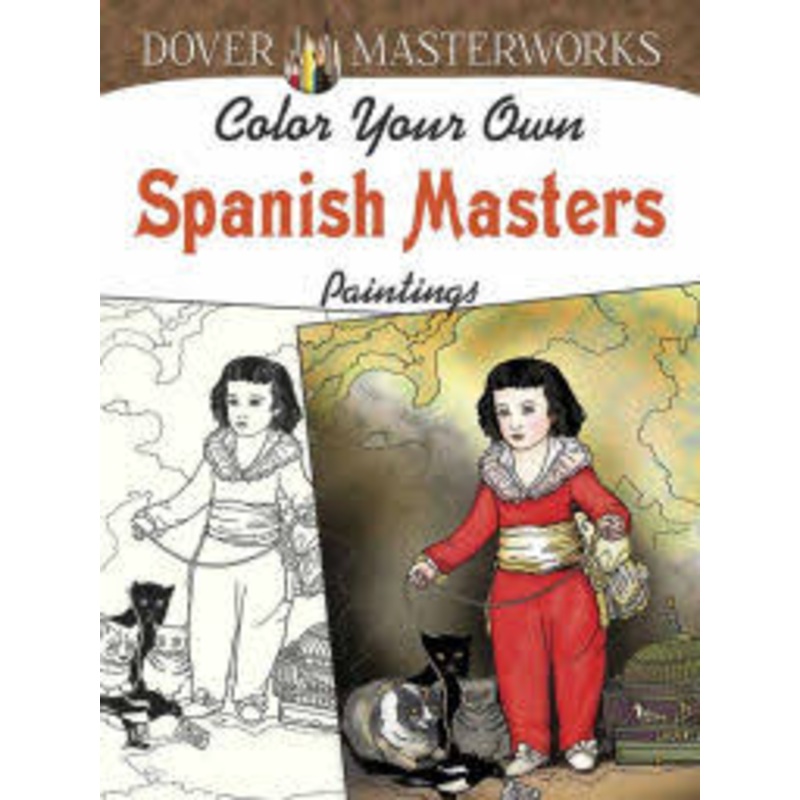 Color Your Own Spanish Masters Paintings