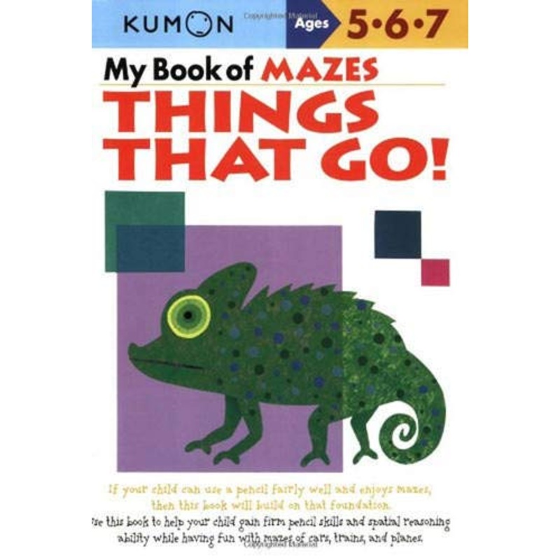My Book of Mazes Things That Go