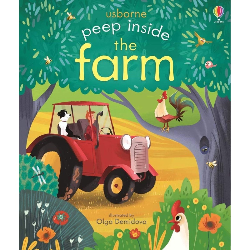 Usborne : Peep Inside the Farm – Hardback