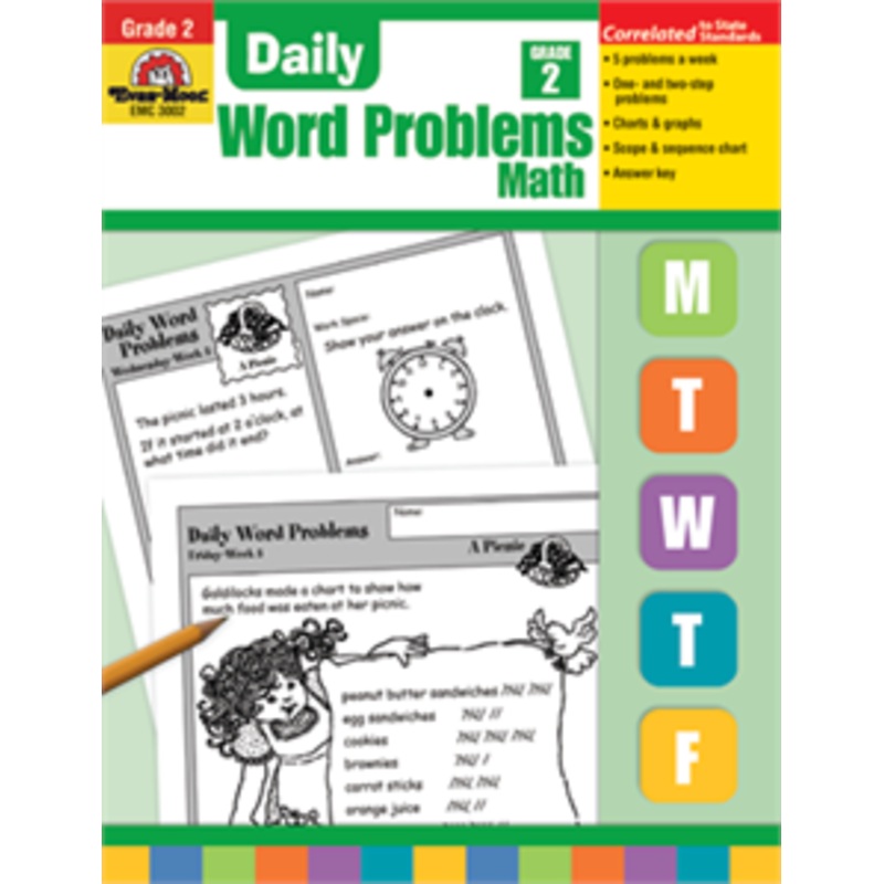 Daily Word Problems Grade 2